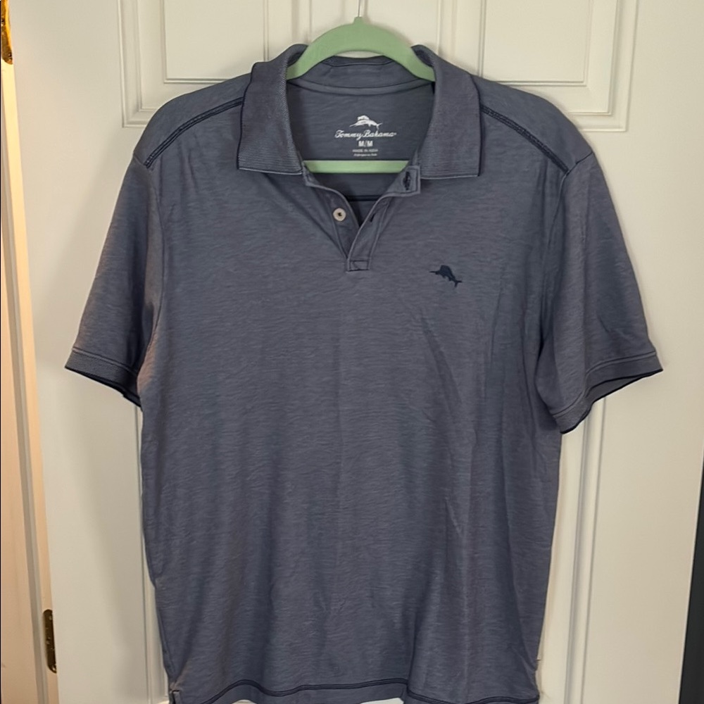 Tommy Bahama Men's Blue Polo Shirt